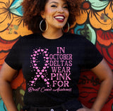 In October Deltas wear Pink