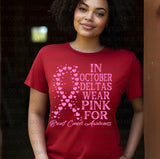 In October Deltas wear Pink