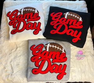 GAME DAY CHENILLE PATCH