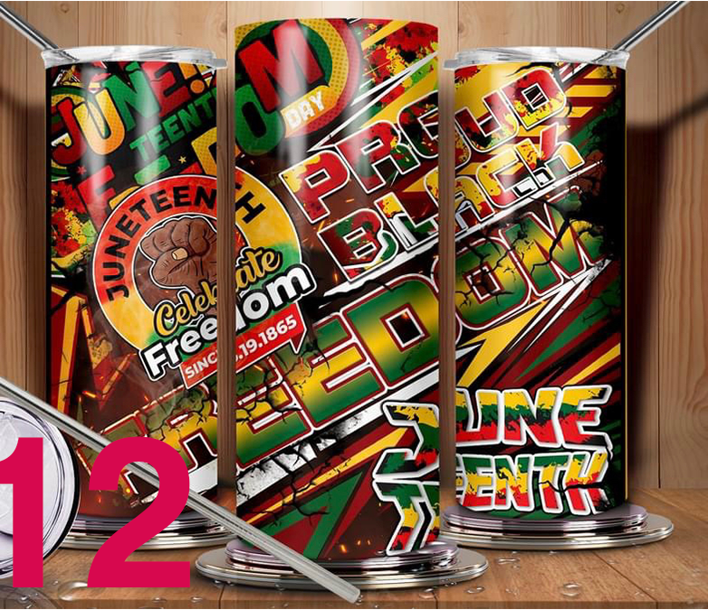 JUNETEENTH TUMBLERS