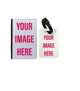 CUSTOM PASSPORT COVER AND LUGGAGE TAG