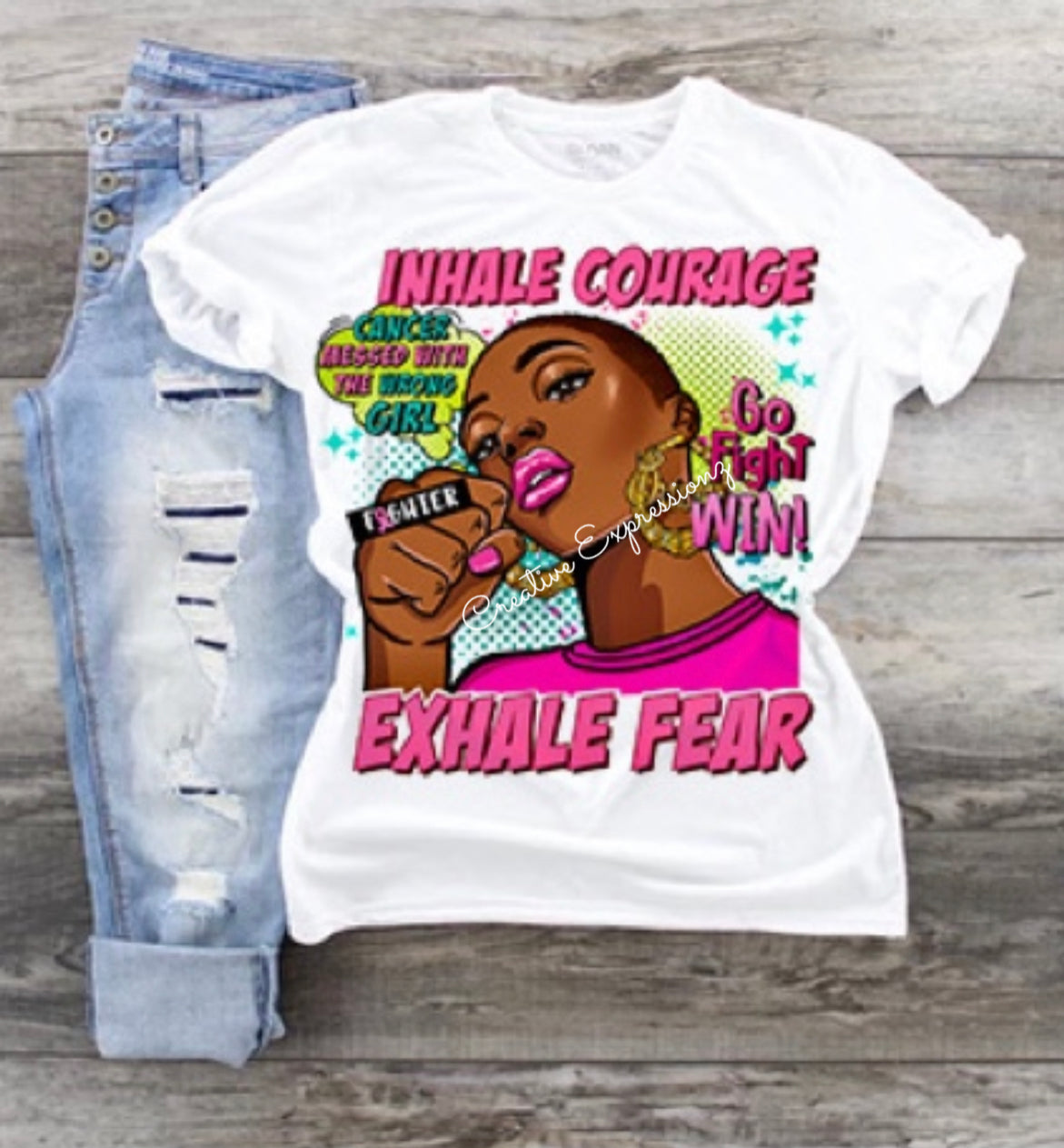 INHALE COURAGE, EXHALE FEAR