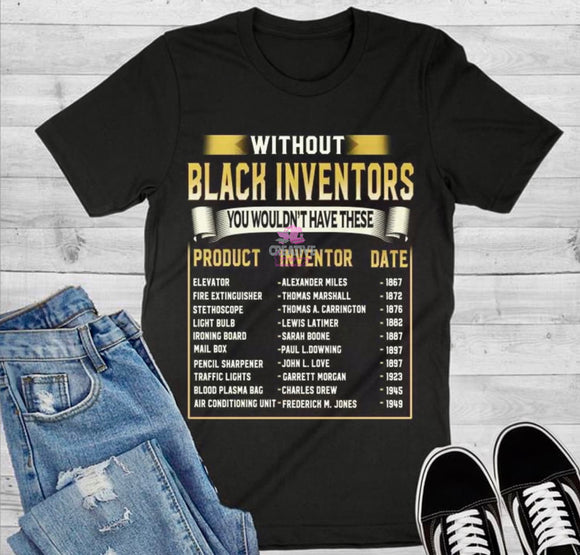 WITHOUT BLACK INVENTORS